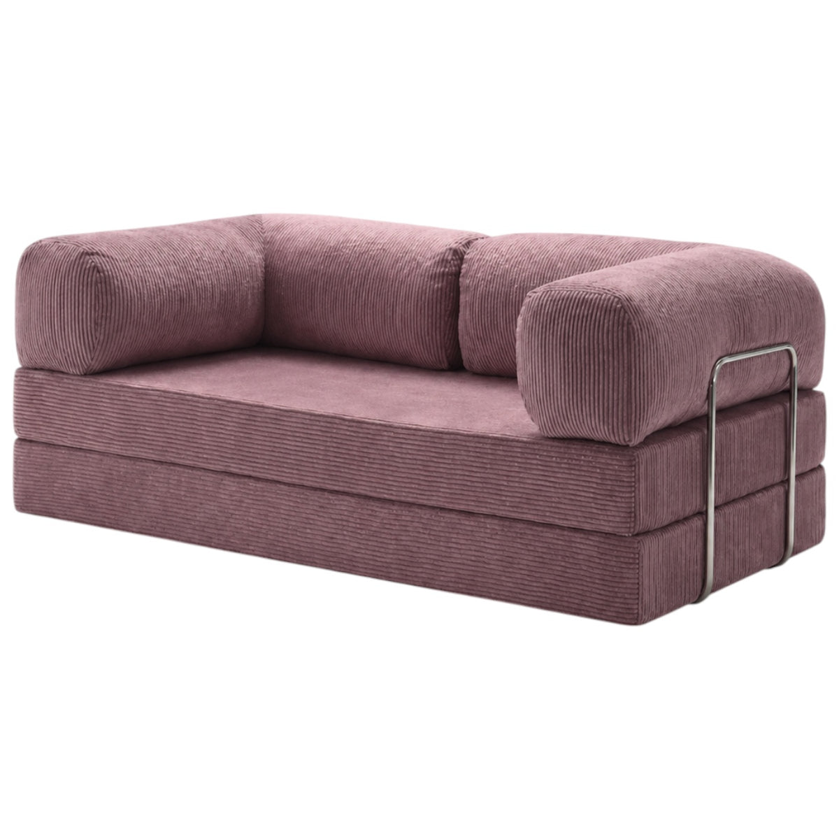 CANAPÉ-LIT  LUVO MODULABLE VIEUX ROSE
