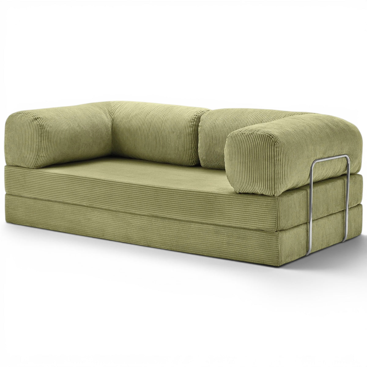 CANAPÉ-LIT  LUVO MODULABLE VERT AMANDE