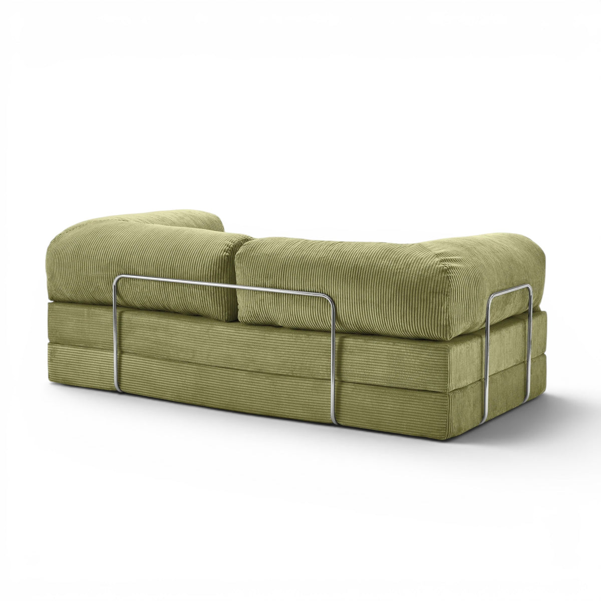 CANAPÉ-LIT  LUVO MODULABLE VERT AMANDE