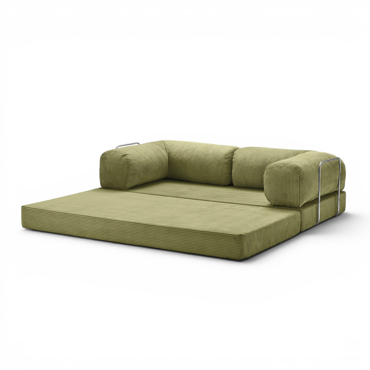 CANAPÉ-LIT  LUVO MODULABLE VERT AMANDE