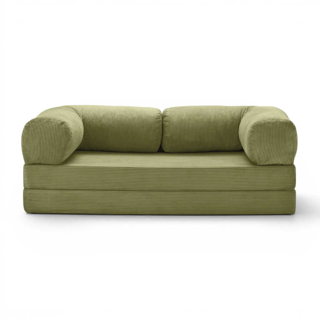 CANAPÉ-LIT  LUVO MODULABLE VERT AMANDE