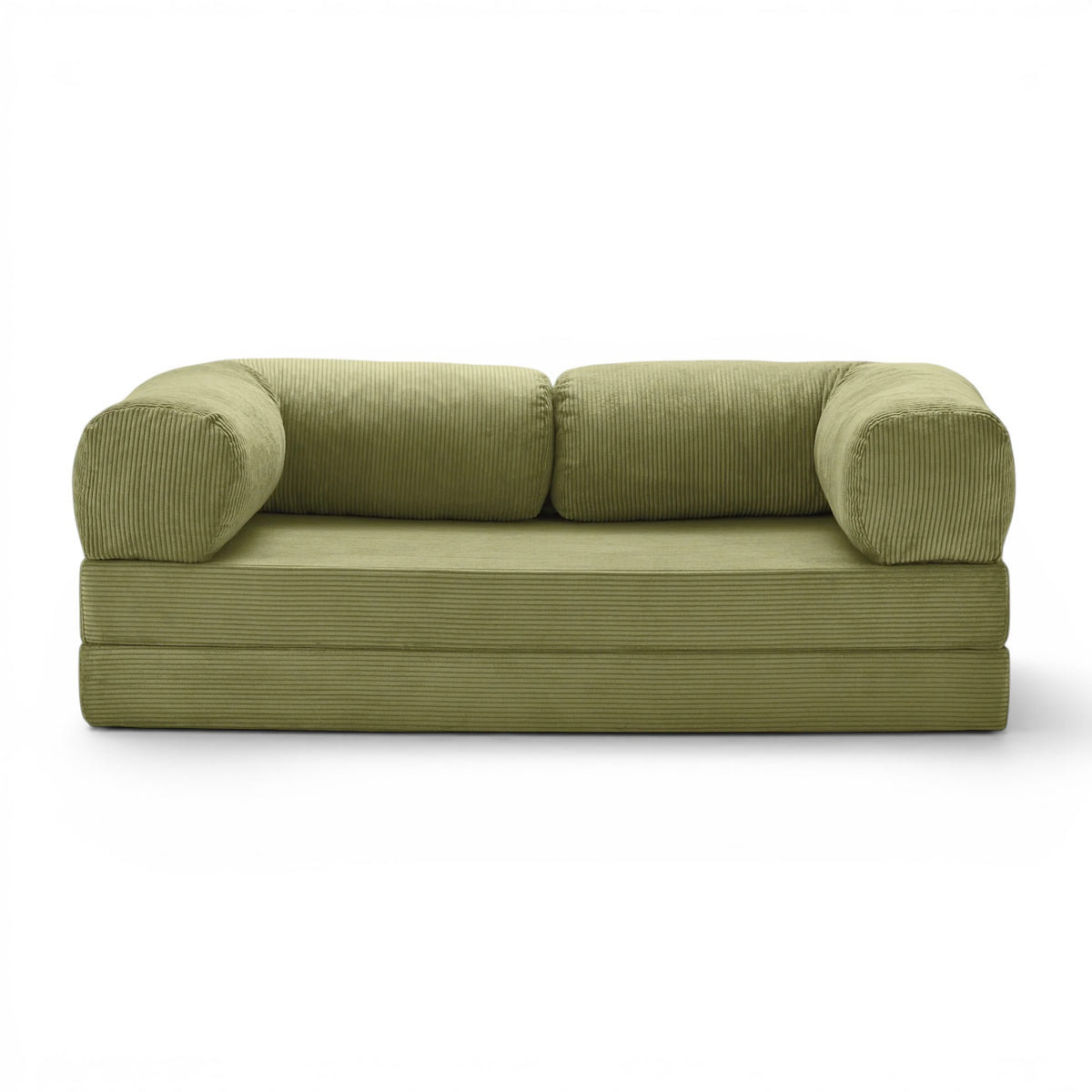CANAPÉ-LIT  LUVO MODULABLE VERT AMANDE