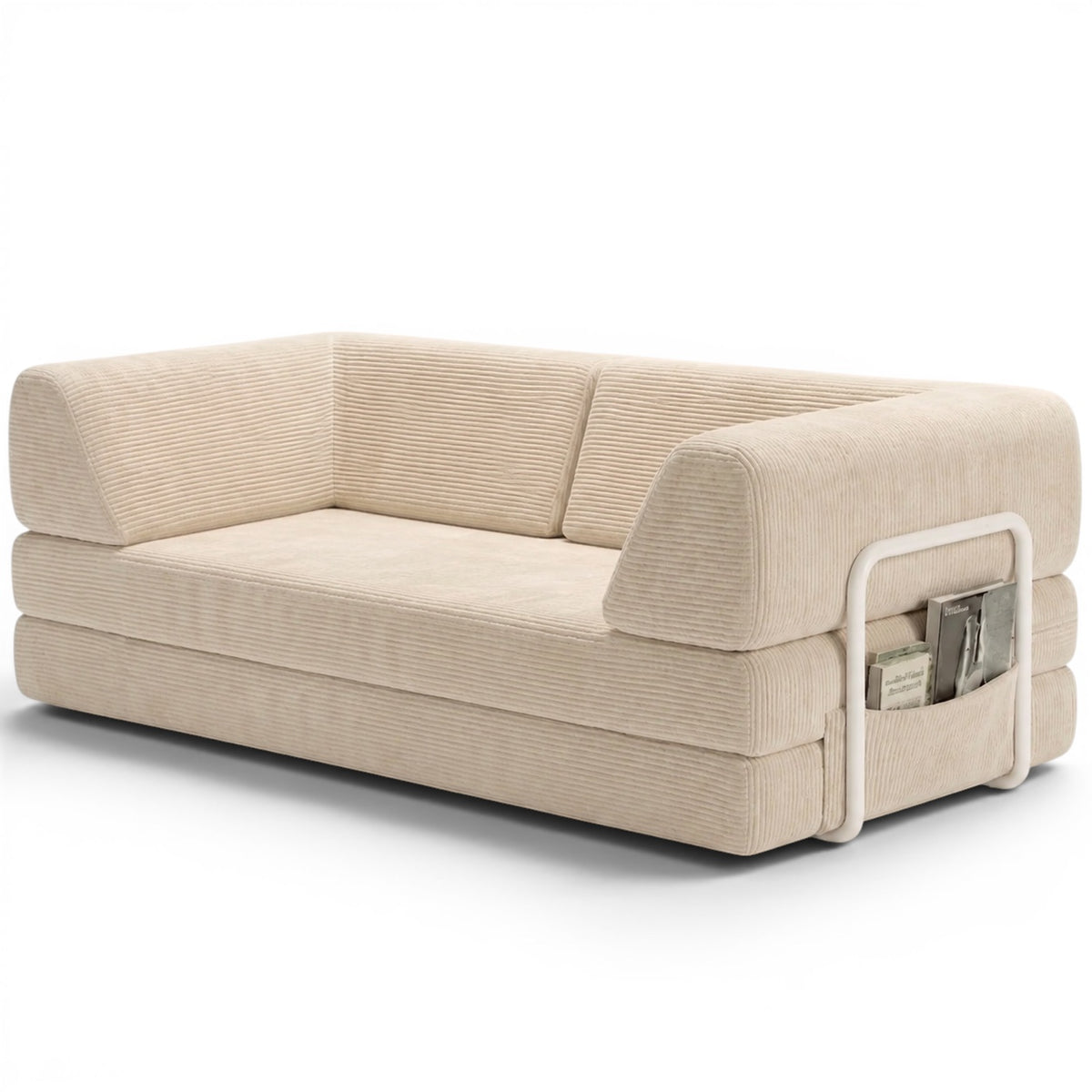 CANAPÉ-LIT MODULABLE OLIO BEIGE