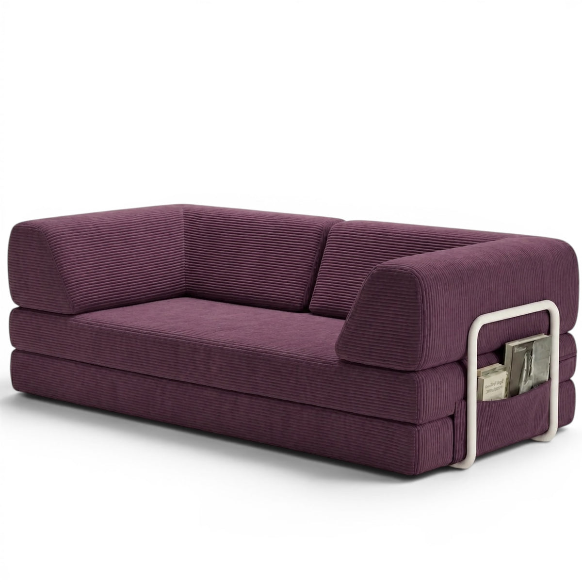 CANAPÉ-LIT MODULABLE OLIO VIOLET